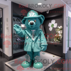 Postava maskota Teal Four...