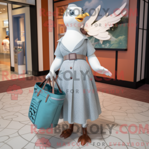 Mascot character of a White...