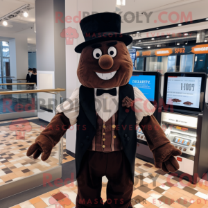 Mascot character of a Black...
