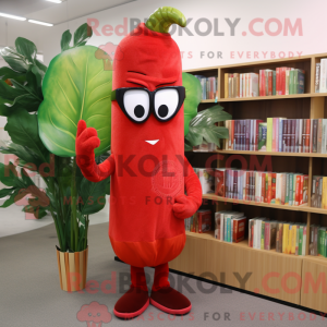 Mascot character of a Red...