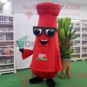 Mascot character of a Red...