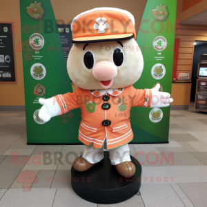 Peach Celtic Cross maskot...