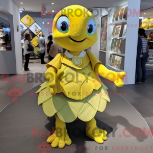 Mascot character of a Lemon...