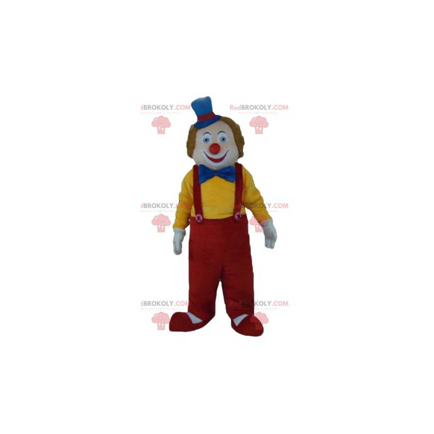 Mascota payaso sonriente y lindo multicolor - Redbrokoly.com