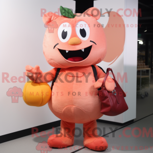 Mascot character of a Peach...