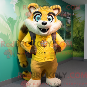 Mascottekarakter van een...