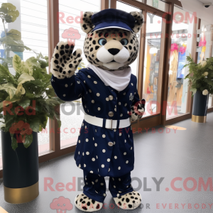 Mascottefiguur van een...