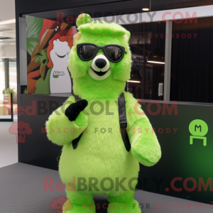 Mascot character of a Lime...