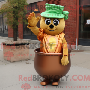 Mascot character of a Rust...