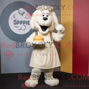 Mascottefiguur van een...