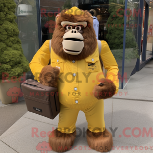 Mascot character of a Gold...