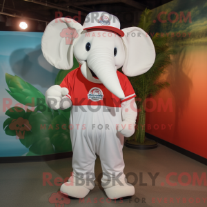 Mascot character of a White...