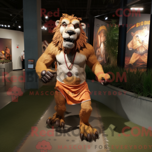 Mascot karakter van een...
