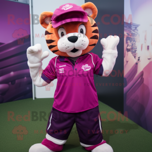 Magenta Tiger mascotte...