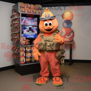 Mascot karakter van een...