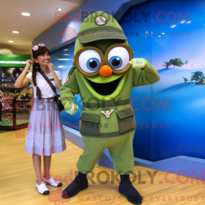 Mascot character of a Olive...