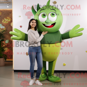 Maskot karakter af en Olive...