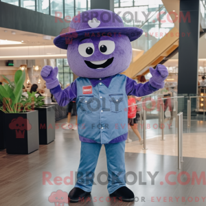 Postava maskota Purple...