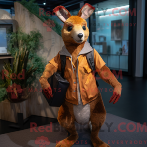 Mascot character of a Rust...