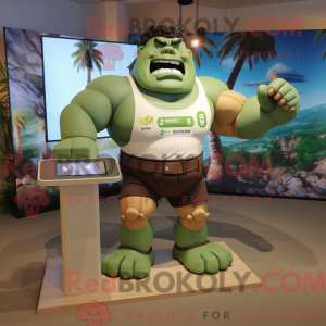 Personnage mascotte d Olive...