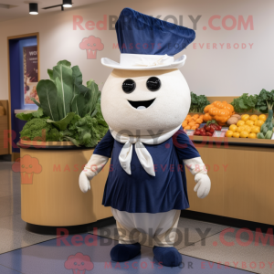 Mascot character of a Navy...