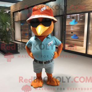 Mascottefiguur van een...