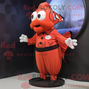 Mascot character of a Red...