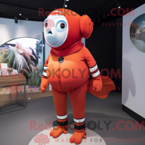 Mascot karakter van een...