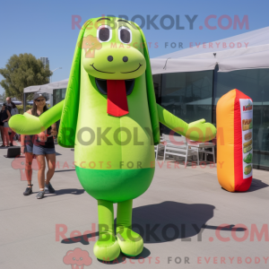 Mascot character of a Lime...