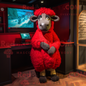 Mascot character of a Red...