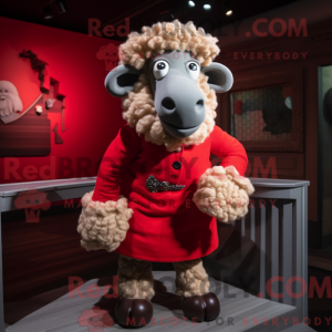 Mascot character of a Red...