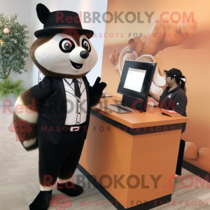 Mascot karakter van een...