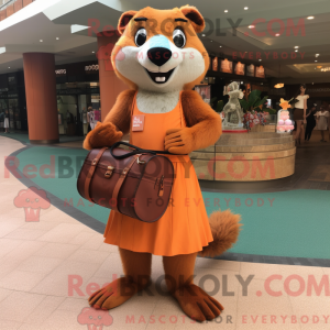 Mascottefiguur van een...