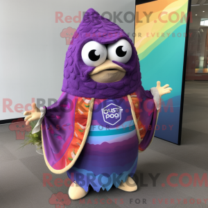 Postava maskota Purple...