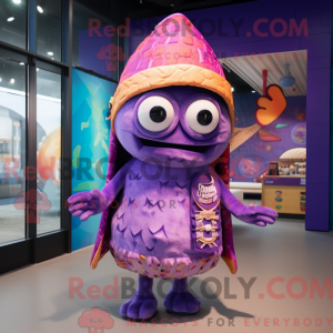 Personaje mascota de tacos...