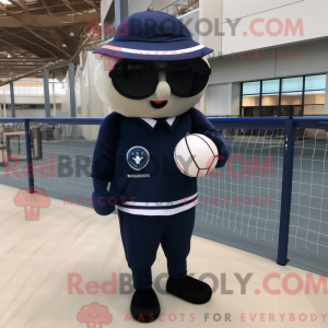 Mascot character of a Navy...
