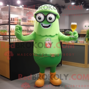 Maskot postava broskvového...