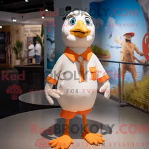 Mascot character of a Peach...