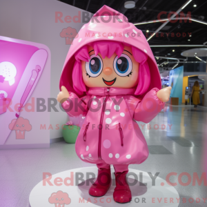 Mascot character of a Pink...
