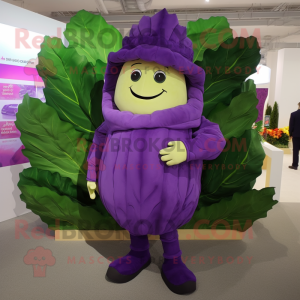 Purpurowy Liść Kapusty w...