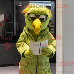 Maskotkarakter av en...
