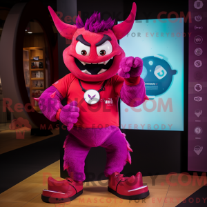 Mascot karakter van een...