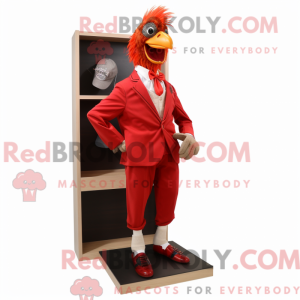 Mascot character of a Red...