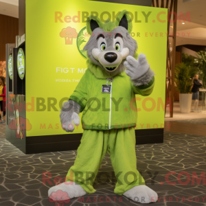 Mascot character of a Lime...