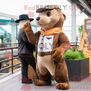 Mascot karakter van een...