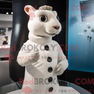 Mascot character of a White...