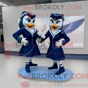 Mascottefiguur van een...