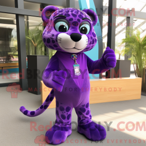 Postava maskota Purple...