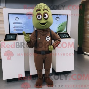 Maskot karakter af en...