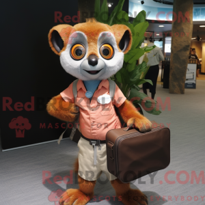 Mascot character of a Peach...
